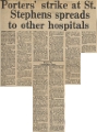 19810918 ST STEPHENS HOSPITAL PORTERS STRIKE CN